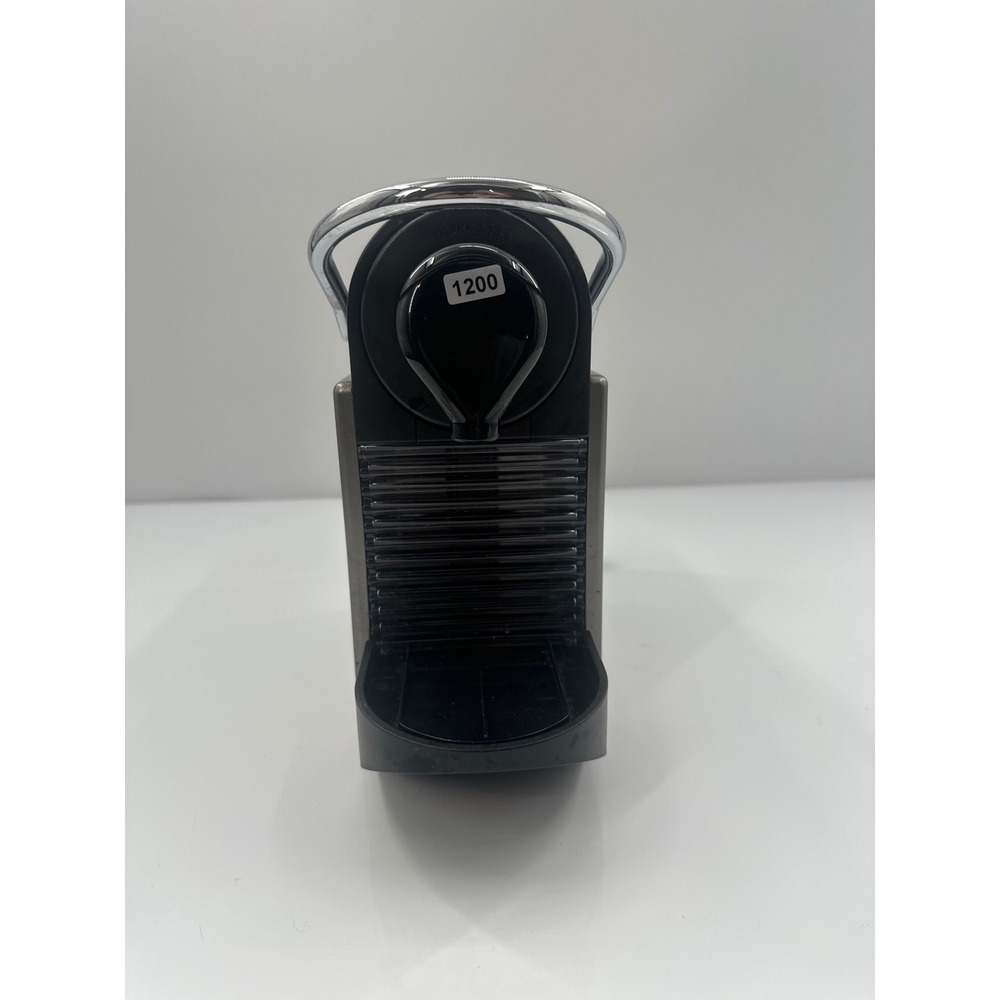 Nespresso Pixie C60 Espresso Machine Titan Gray Black Swiss Made Coffee Maker